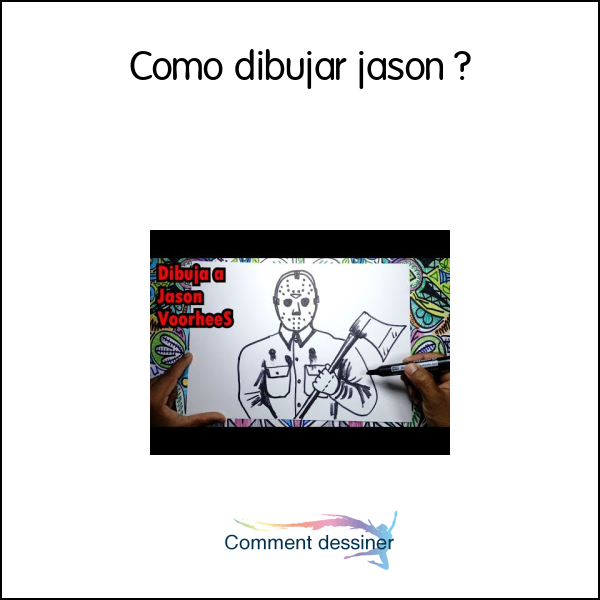 Como dibujar jason